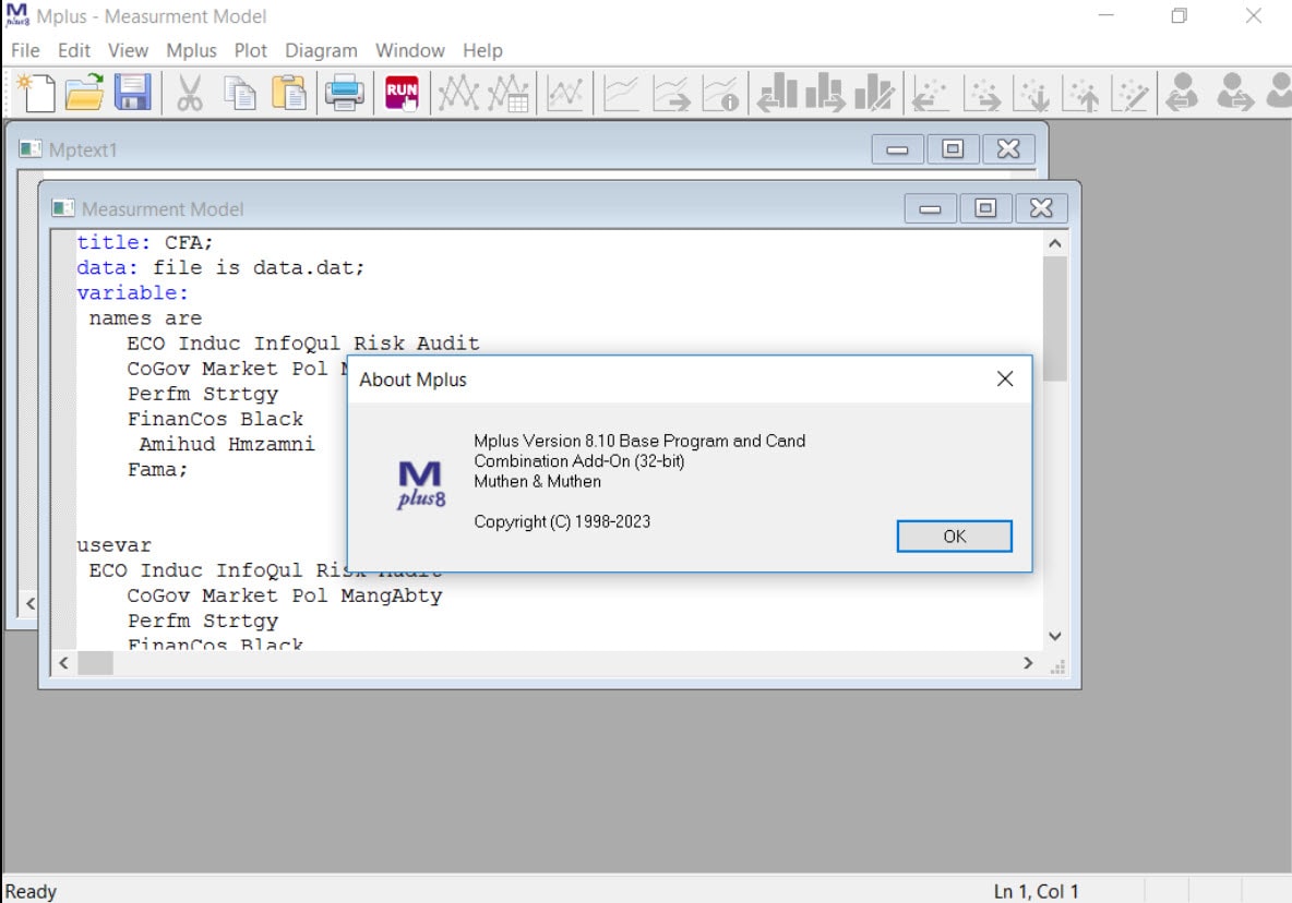 دانلود نرم افزار Mplus 8.10,آموزش نرم افزار امپلاس 8.10,کرک رایگان نرم افزار Mplus 8.10